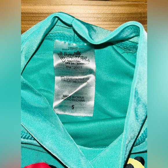 UV SKINZ Toddler Boy Swim Set w/ Hat size 5 & Extra pair of Zero X Sz 5/6 Trunks - Picture 10 of 14